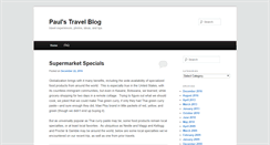 Desktop Screenshot of paulstravelblog.com