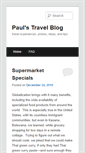 Mobile Screenshot of paulstravelblog.com